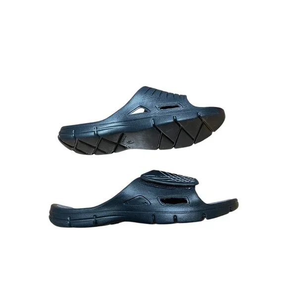 Champion Sport Comfort Slides Black/Gray Mens Size 15 Open Toe Sandals Non-Marki - Picture 9 of 10